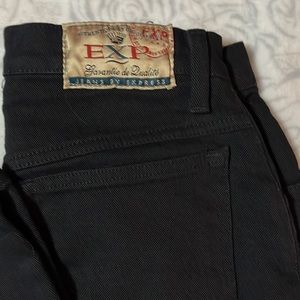 Vintage Express jeans. Size 11/12. Black denim like new.